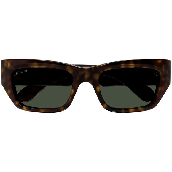 NEW GUCCI SUNGLASSES HAVANA GREEN MEN EYEWEAR GUCCI - Picture 2 of 3